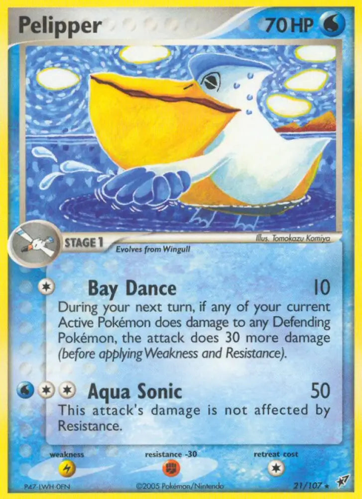 Pelipper (21/107) [EX: Deoxys] - Pokemon Single