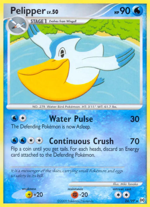 Pelipper (24/99) [Platinum: Arceus] - Pokemon Single