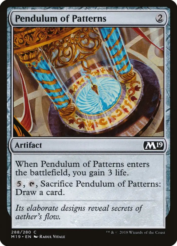 Pendulum of Patterns [Core Set 2019] - MTG Single