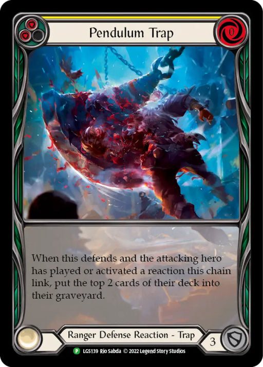Pendulum Trap (Yellow) [LGS139] (Promo) Rainbow Foil - Flesh And Blood Single