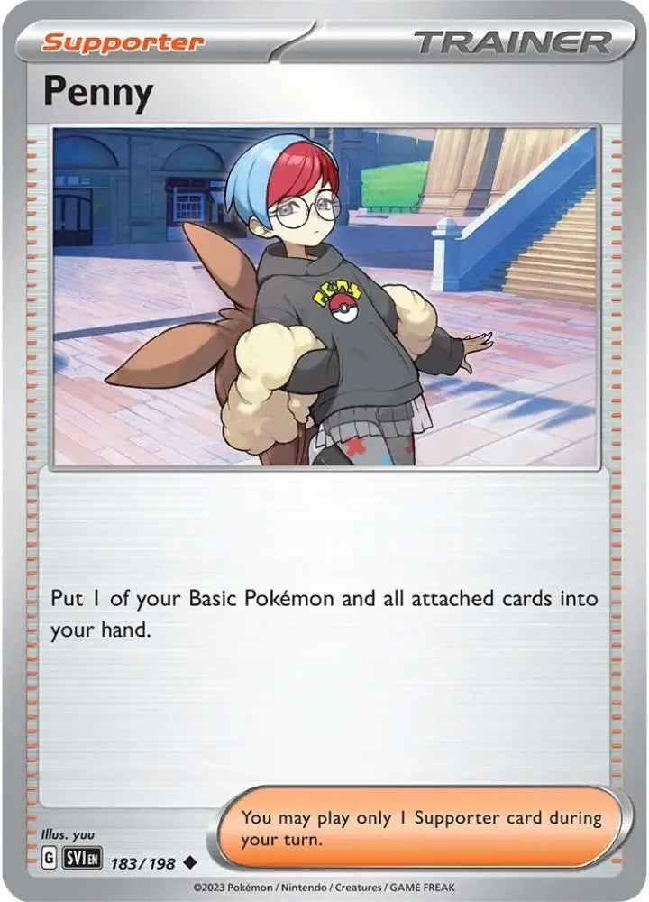 Penny (183/198) [Scarlet & Violet: Base Set] - Pokemon Single