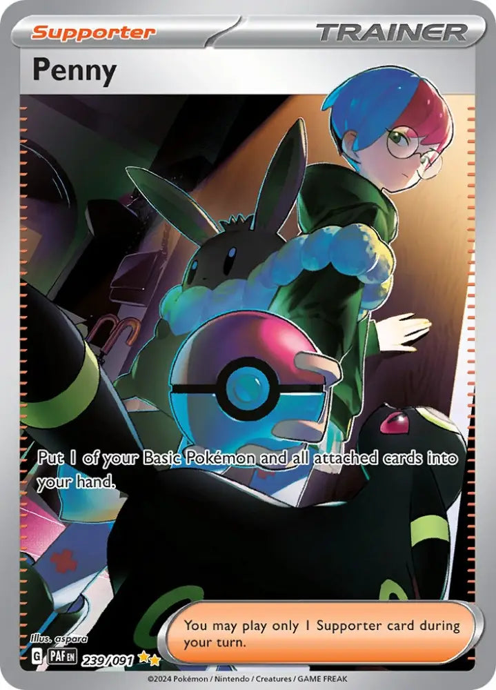 Penny (239/091) [Scarlet & Violet: Paldean Fates] - Pokemon Single