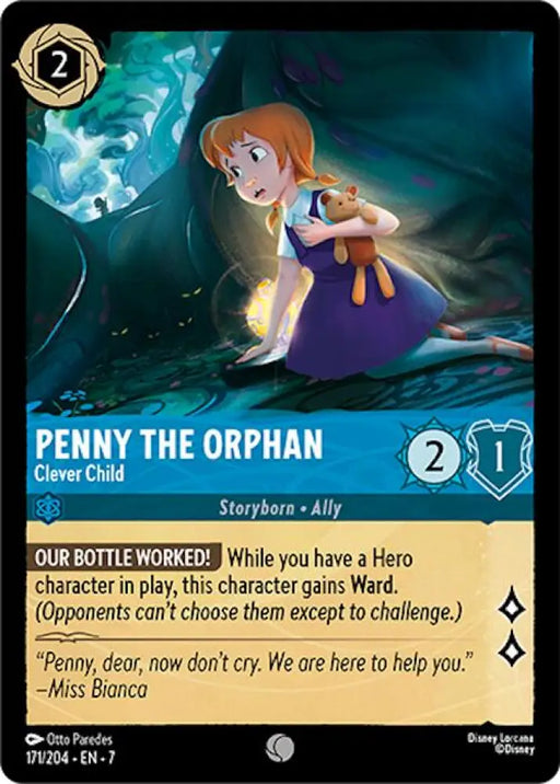 Penny the Orphan - Clever Child (171/204) [Archazia’s Island] - Lorcana Single