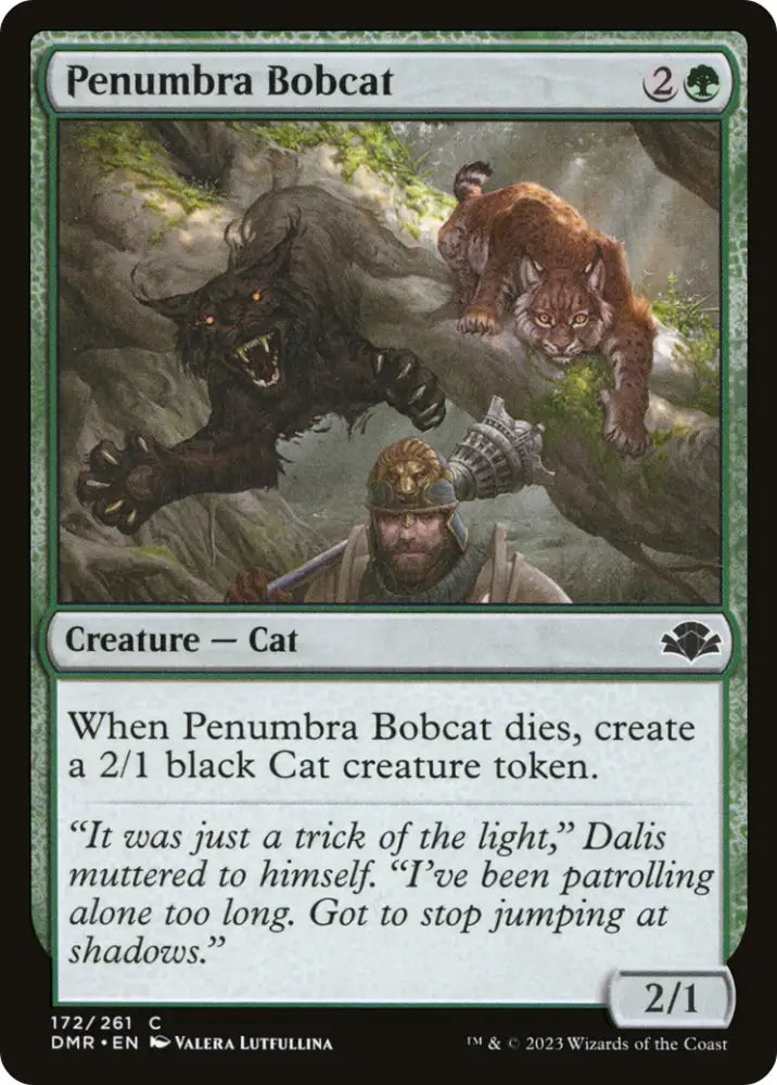 Penumbra Bobcat [Dominaria Remastered] - MTG Single