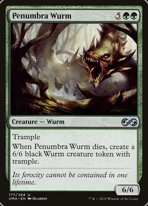 Penumbra Wurm [Ultimate Masters] - MTG Single