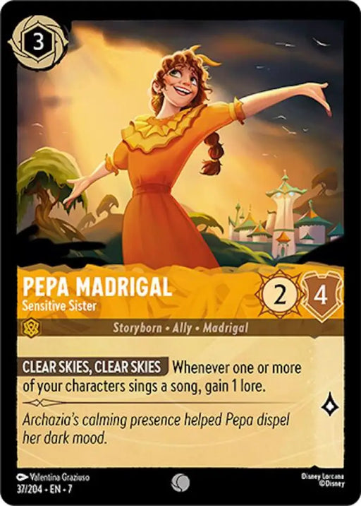 Pepa Madrigal - Sensitive Sister (37/204) [Archazia’s Island] - Lorcana Single