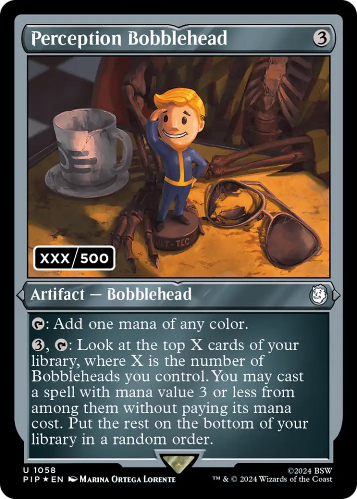 Perception Bobblehead (Serial Numbered) [Fallout] - MTG Single