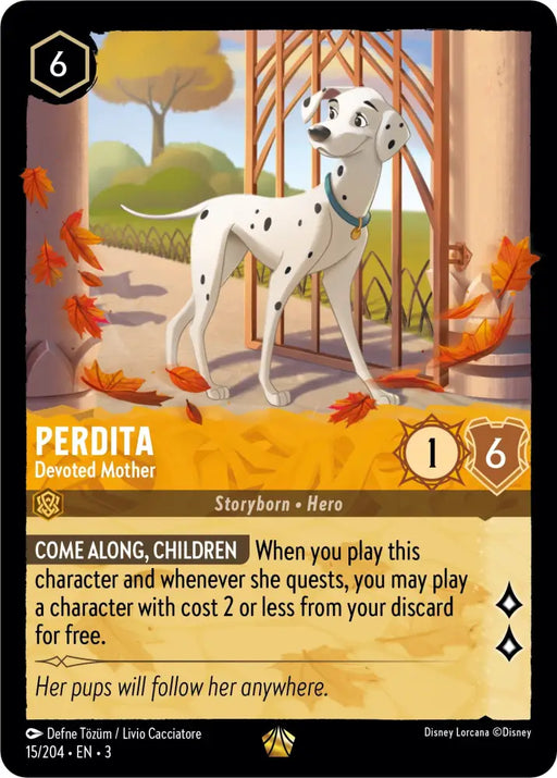 Perdita - Devoted Mother (15/204) [Into the Inklands] - Lorcana Single