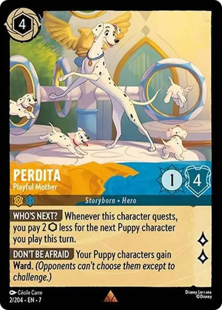 Perdita - Playful Mother (2/204) [Archazia’s Island] - Lorcana Single