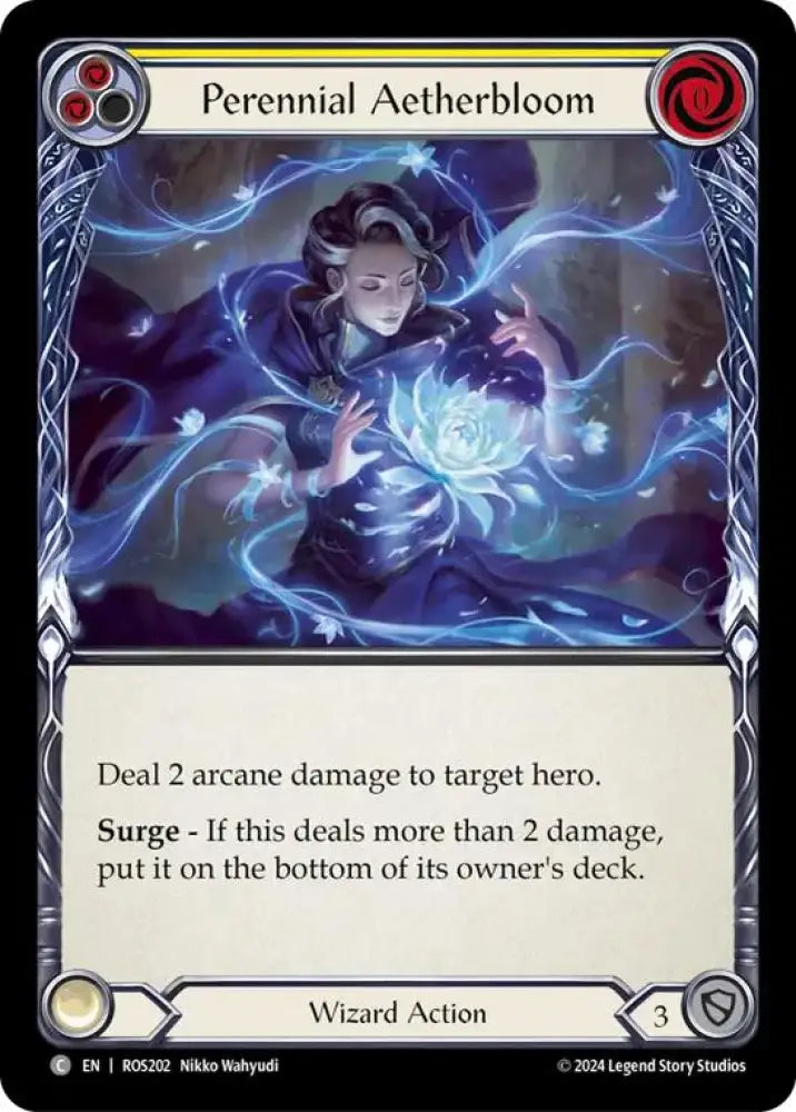 Perennial Aetherbloom (Yellow) [Rosetta] - Flesh And Blood Single