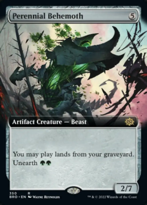 Perennial Behemoth (Extended Art) [The Brothers’ War] - MTG Single
