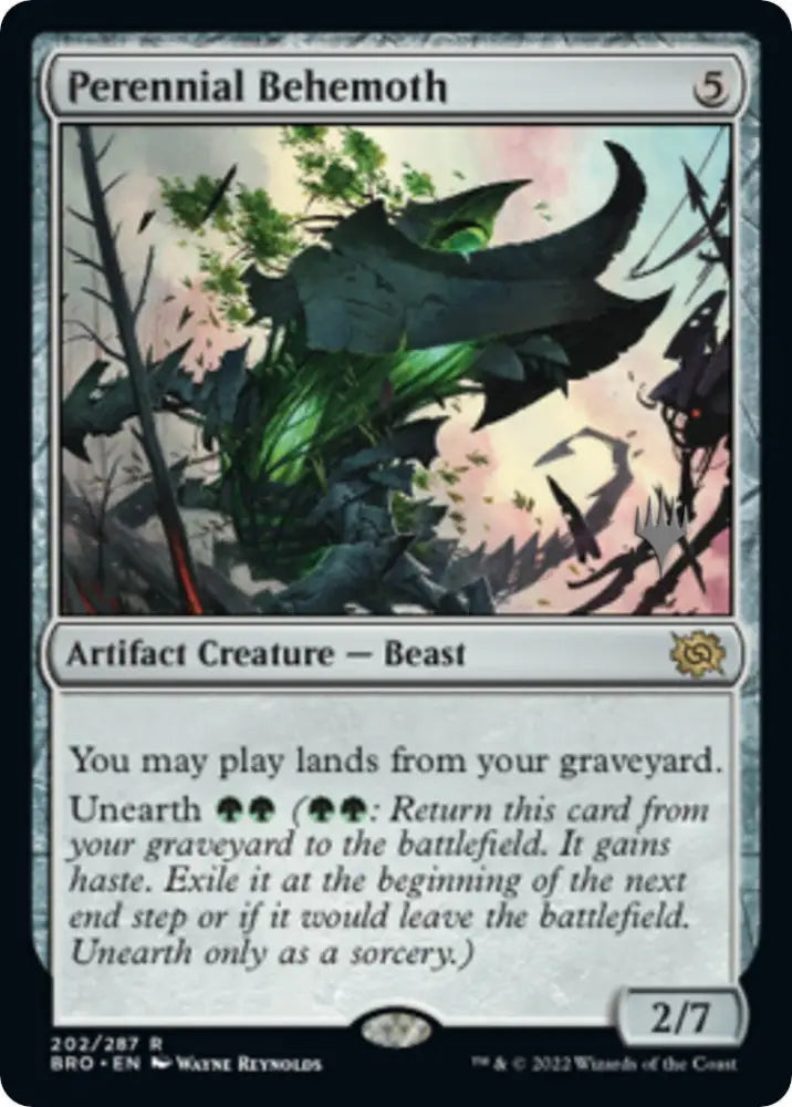 Perennial Behemoth (Promo Pack) [The Brothers’ War Promos] - MTG Single