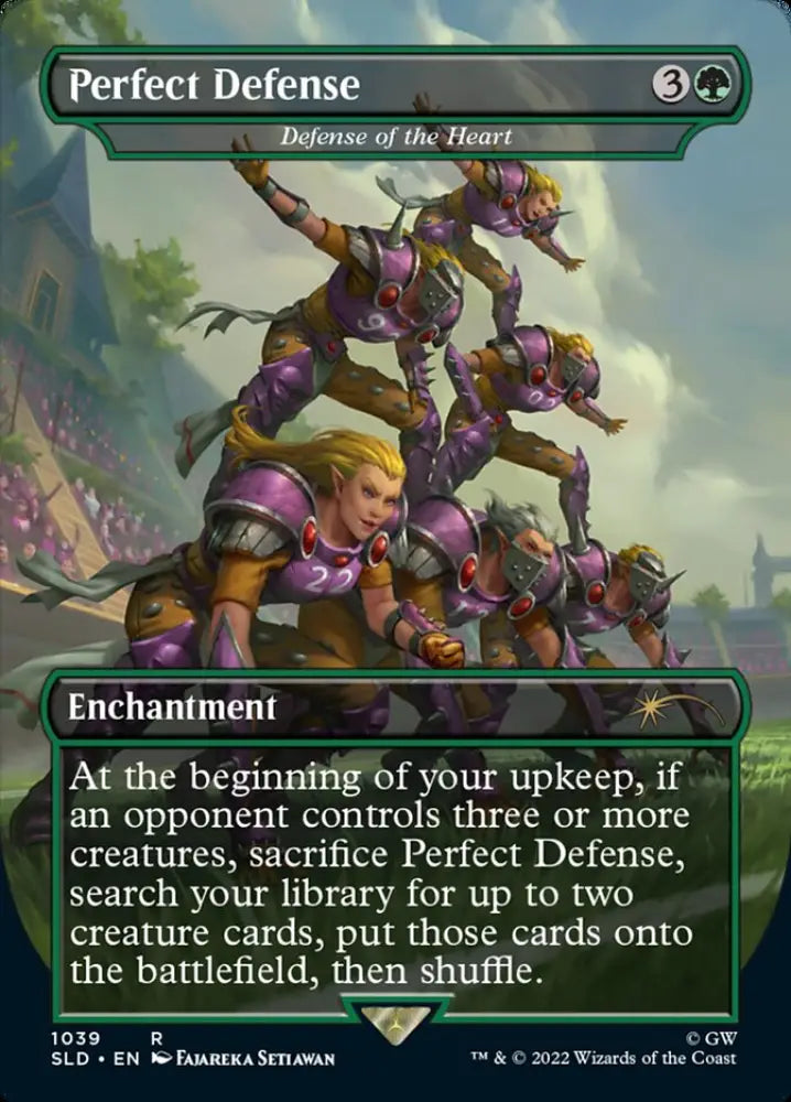 Perfect Defense - Defense of the Heart (Borderless) [Secret Lair Drop Series] - MTG Single