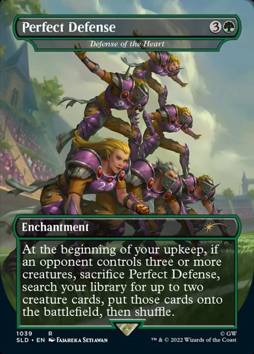 Perfect Defense - Defense of the Heart (Borderless) [Secret Lair Drop Series] - MTG Single