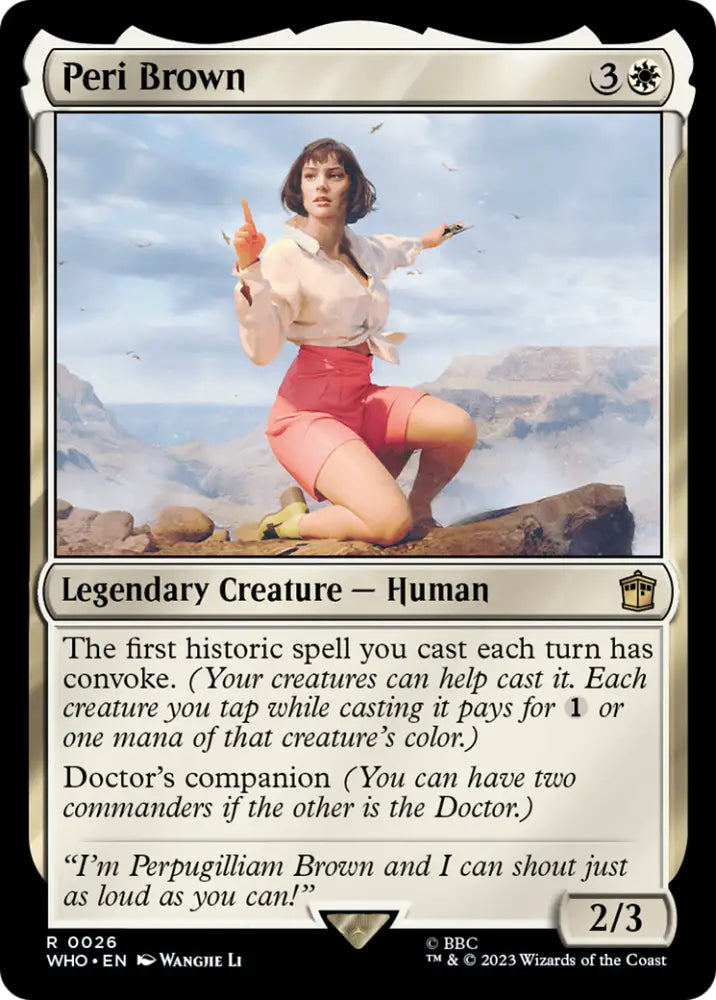 Peri Brown [Doctor Who] - MTG Single