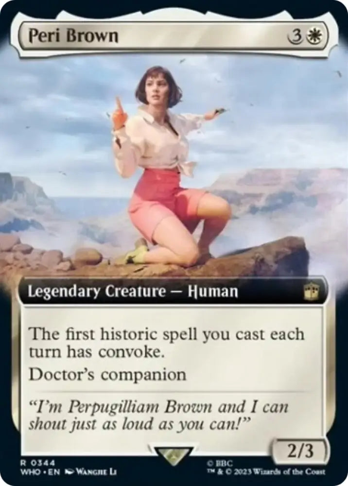 Peri Brown (Extended Art) [Doctor Who] - MTG Single
