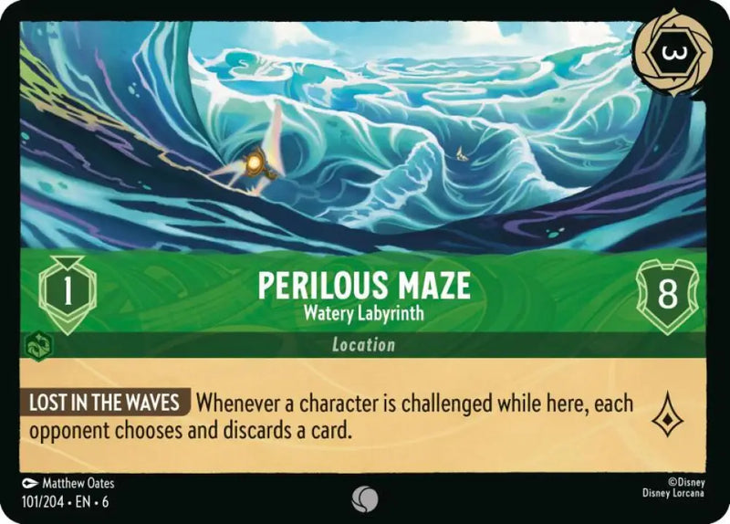 Perilous Maze - Watery Labyrinth (101/204) [Azurite Sea] - Lorcana Single