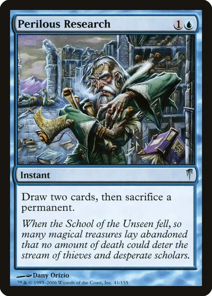 Perilous Research [Coldsnap] - MTG Single