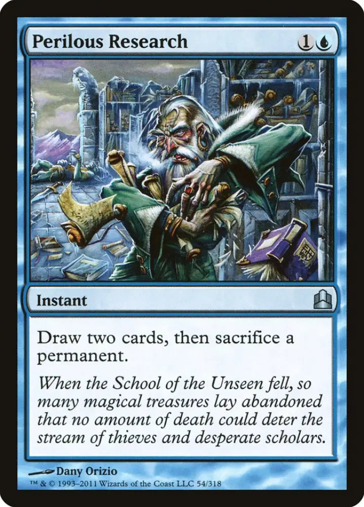 Perilous Research [Commander 2011] - MTG Single