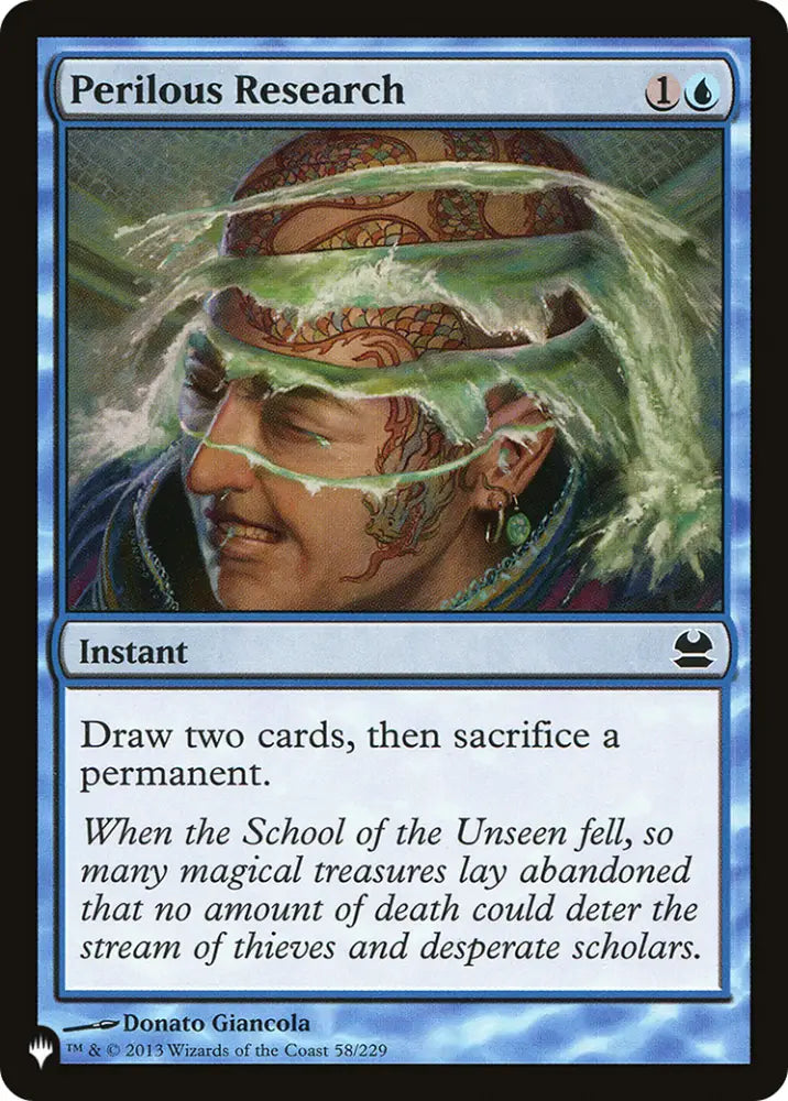 Perilous Research [The List] - MTG Single