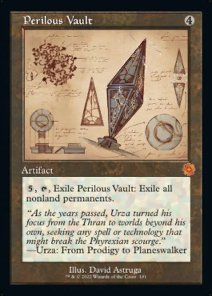 Perilous Vault (Retro Schematic) [The Brothers’ War Retro Artifacts] - MTG Single