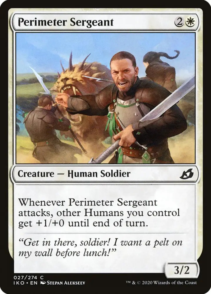 Perimeter Sergeant [Ikoria: Lair of Behemoths] - MTG Single