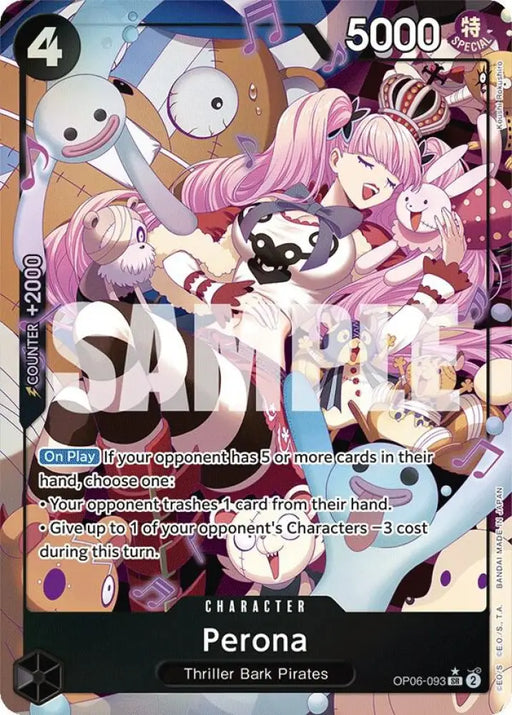 Perona (093) (Alternate Art) (OP06-093) [Wings of the Captain]