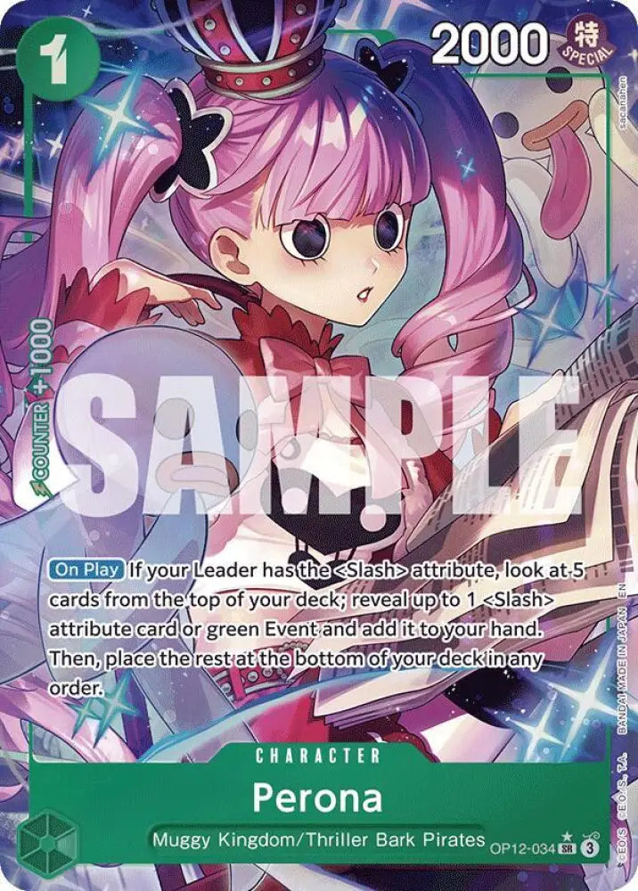 Perona (Alternate Art) (OP12-034) [Legacy of the Master]