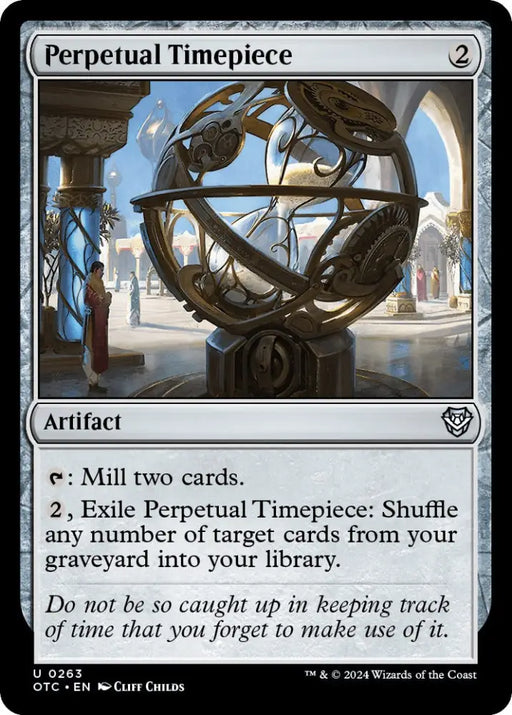 Perpetual Timepiece [Outlaws of Thunder Junction Commander] - MTG Single