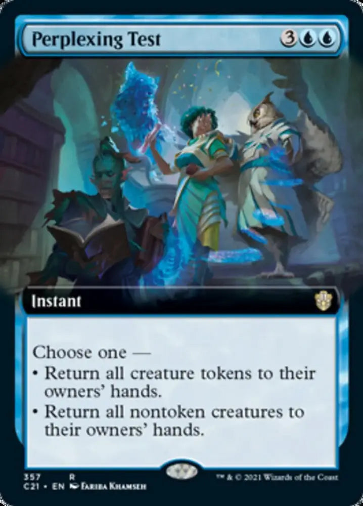 Perplexing Test (Extended Art) [Commander 2021] - MTG Single