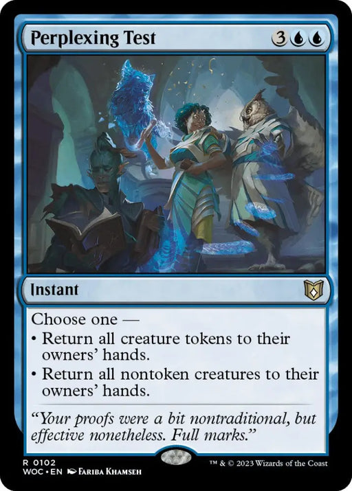 Perplexing Test [Wilds of Eldraine Commander] - MTG Single