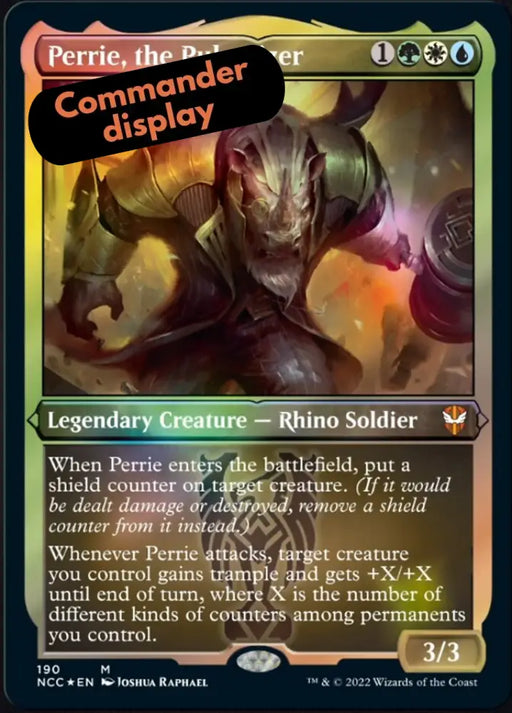 Perrie the Pulverizer (Display Commander) [Streets of New Capenna Commander] - MTG Single