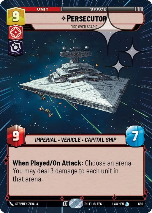 Persecutor - Fire Over Scarif (Hyperspace Foil) (680) [A Lawless Time]
