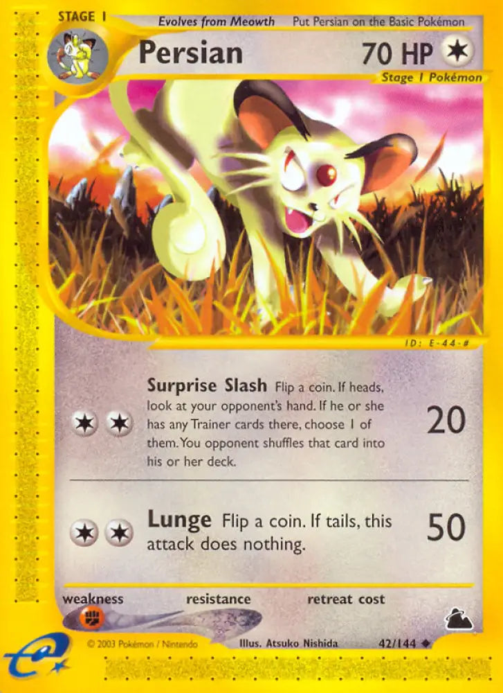 Persian (42/144) [Skyridge] - Pokemon Single