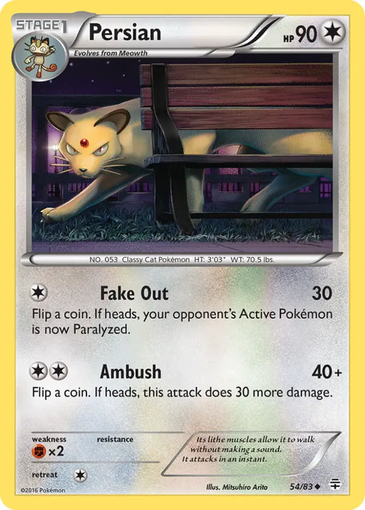 Persian (54/83) [XY: Generations] - Pokemon Single