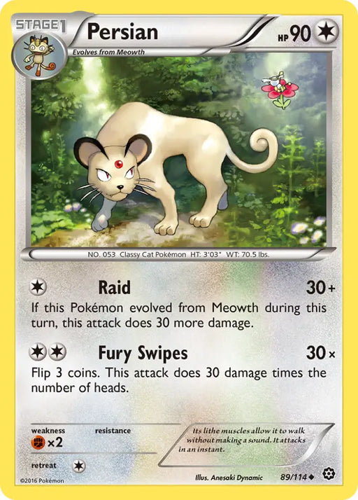 Persian (89/114) [XY: Steam Siege] - Pokemon Single