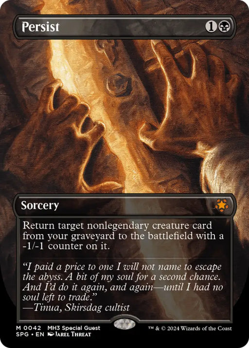 Persist (Borderless) [Modern Horizons 3 Special Guests] - MTG Single