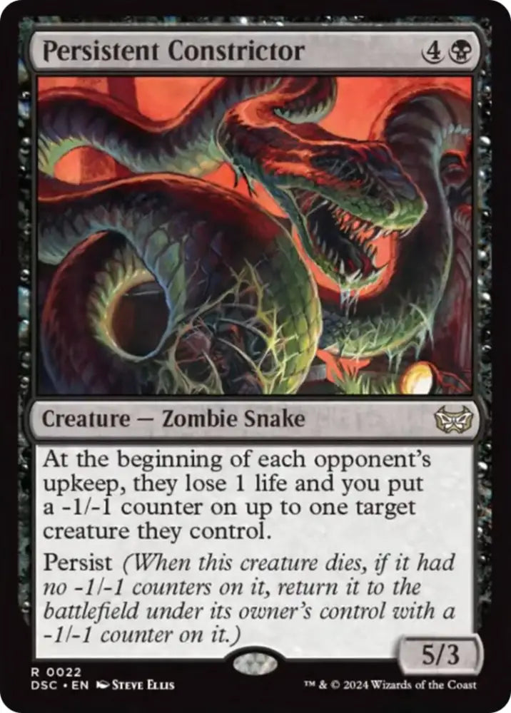Persistent Constrictor [Duskmourn: House of Horror Commander] - MTG Single