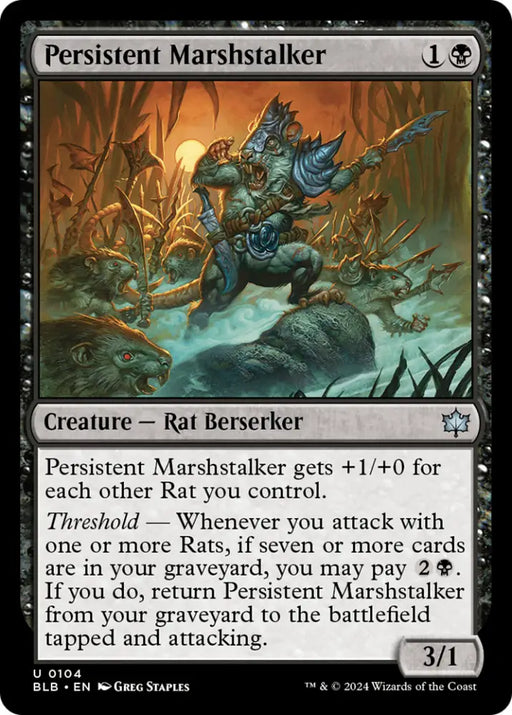 Persistent Marshstalker [Bloomburrow] - MTG Single