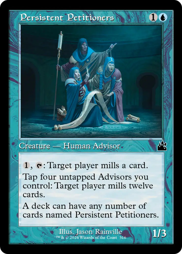 Persistent Petitioners (Retro Frame) [Ravnica Remastered] - MTG Single