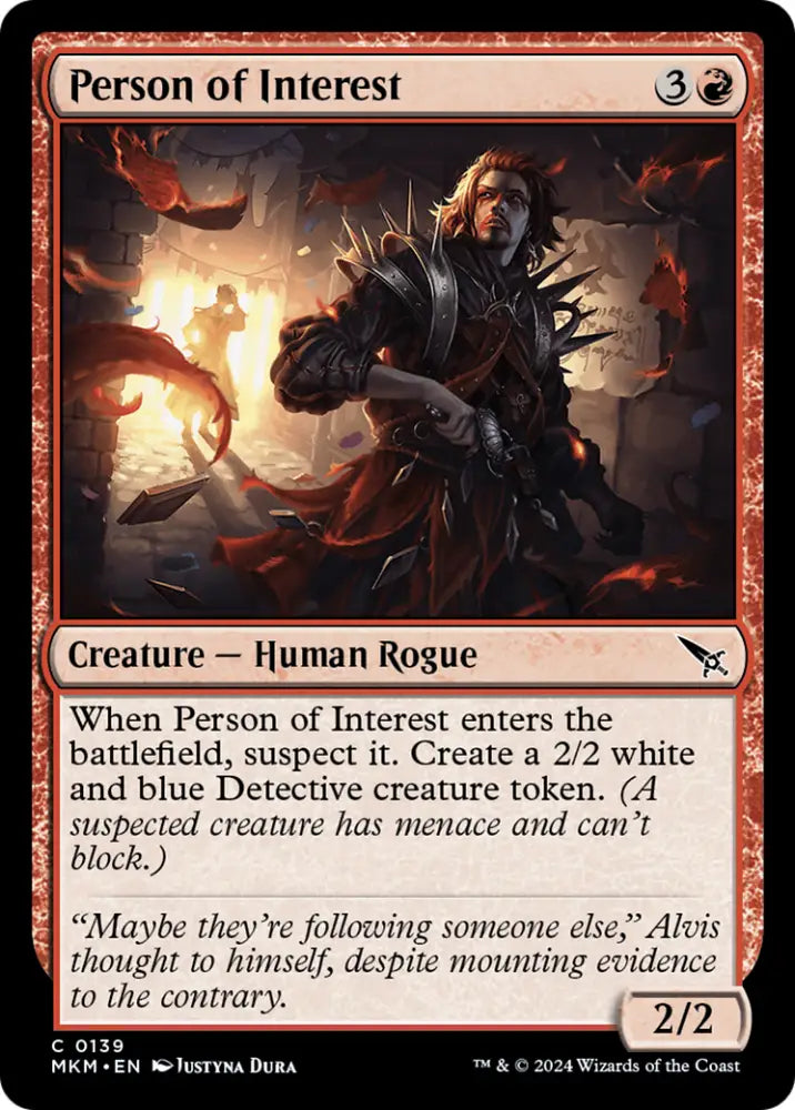 Person of Interest [Murders at Karlov Manor] - MTG Single