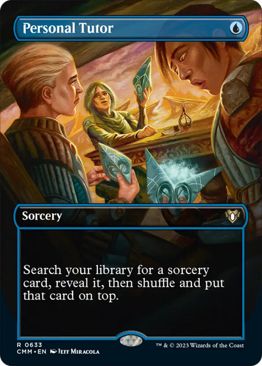 Personal Tutor (Borderless) [Commander Masters] - MTG Single