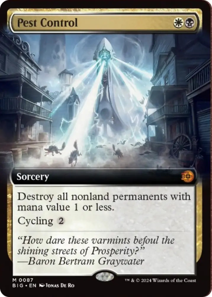 Pest Control (Extended Art) [Outlaws of Thunder Junction: The Big Score] - MTG Single