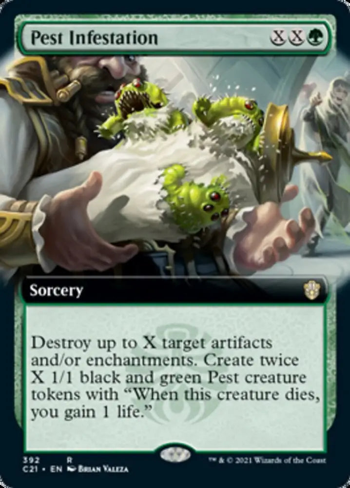 Pest Infestation (Extended Art) [Commander 2021] - MTG Single