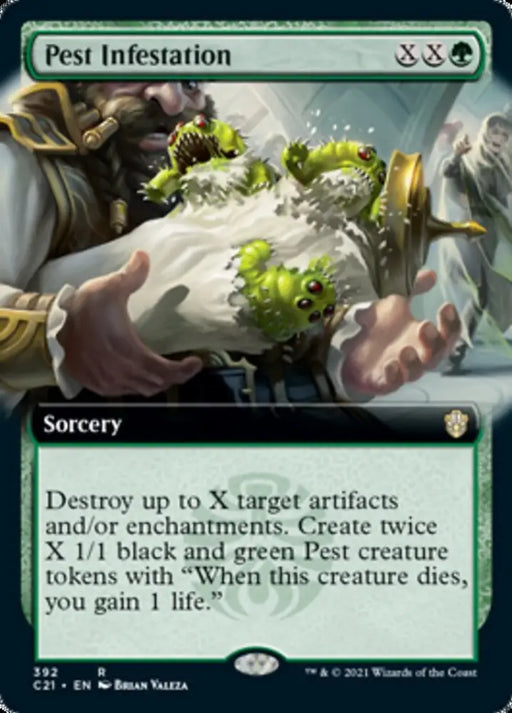 Pest Infestation (Extended Art) [Commander 2021] - MTG Single