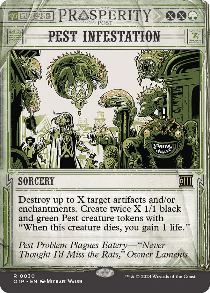 Pest Infestation [Outlaws of Thunder Junction: Breaking News] - MTG Single