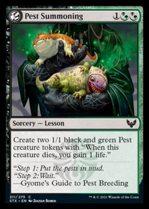 Pest Summoning [Strixhaven: School of Mages] - MTG Single