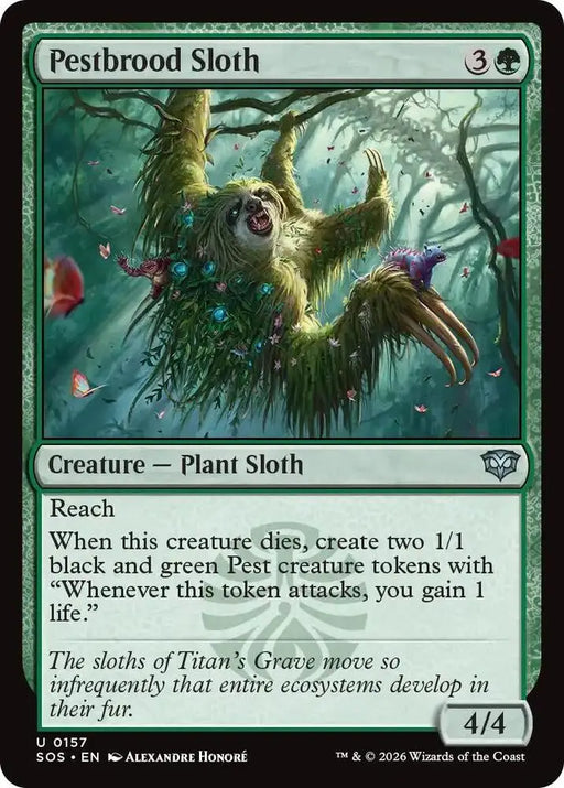 Pestbrood Sloth (157) [Secrets of Strixhaven]