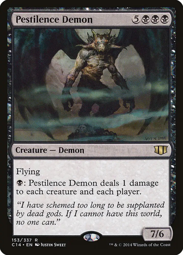 Pestilence Demon [Commander 2014] - MTG Single