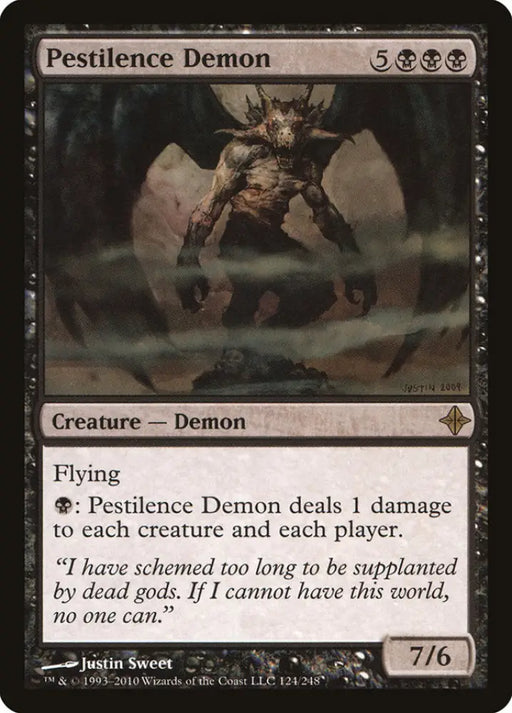 Pestilence Demon [Rise of the Eldrazi] - MTG Single